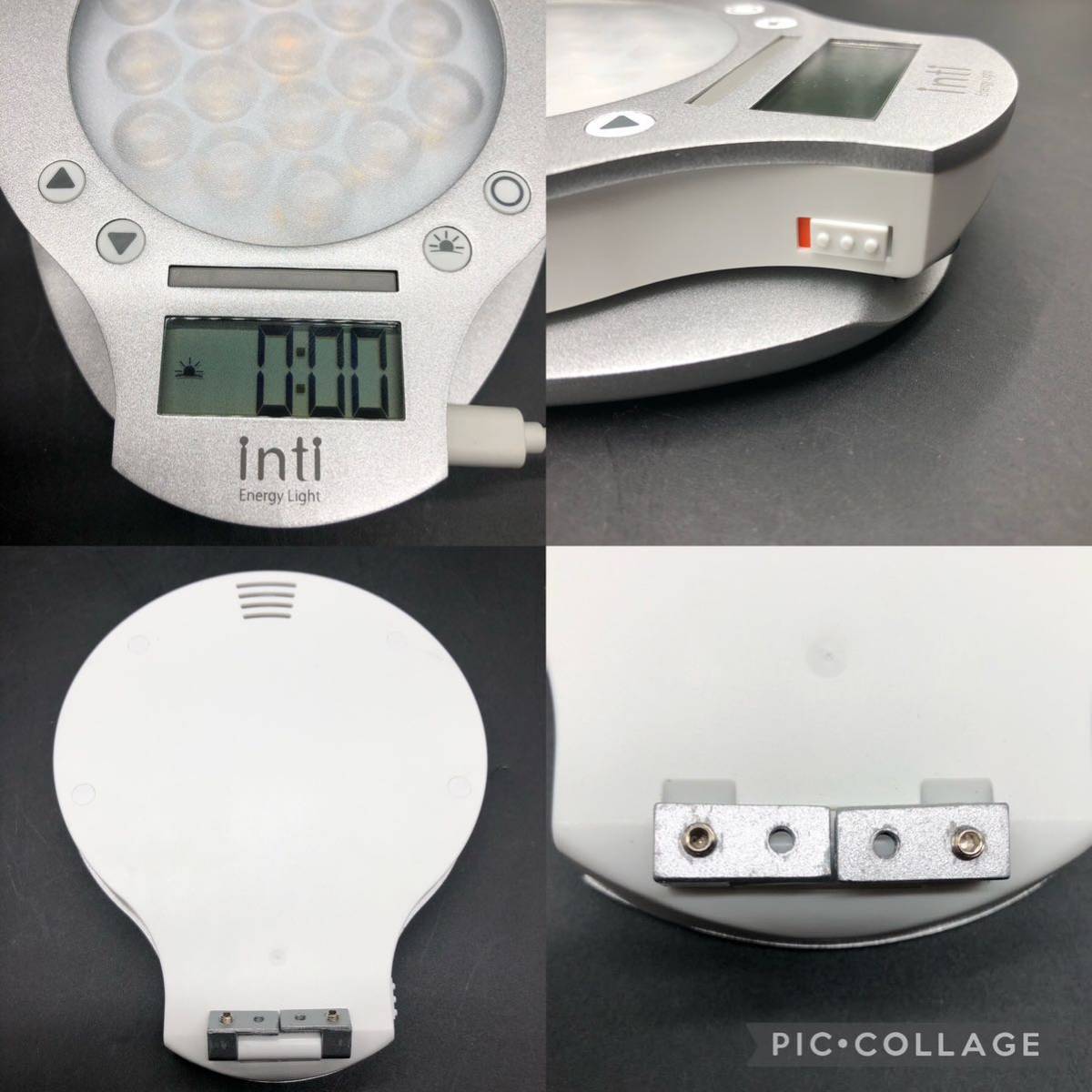 208 Wake-up light inti 光で起きる目覚まし時計 Energy Light ライト アラーム デジタル Bluetooth ※六角レンチ、ネジ1本欠品_画像6