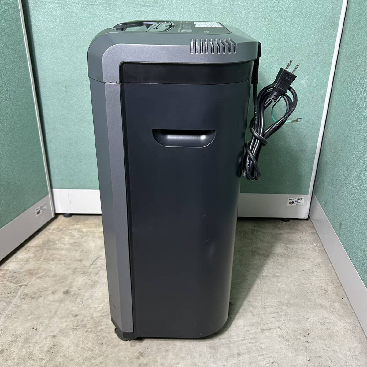 226 Fellowes フェローズジャパン 76Ct シュレッダー キャスター付き オフィス用品 事務用品 動作品の画像3