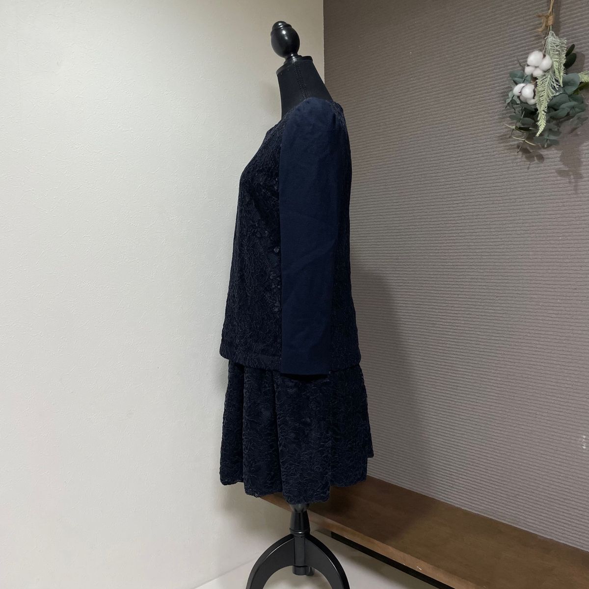 M-premier BLACK エムプルミエブラック 切り替えワンピース M-premier BLACK エムプルミエブラック 切り替えワンピース
