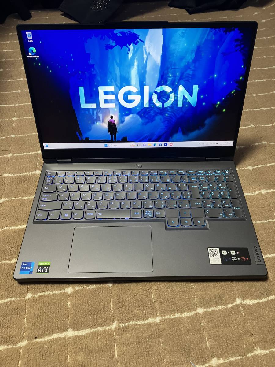 【美品】Lenovo Legion 570i Core i7 メモリ 16GB ストレージ 1TB GUP RTX3050Ti【格安出品】_画像7