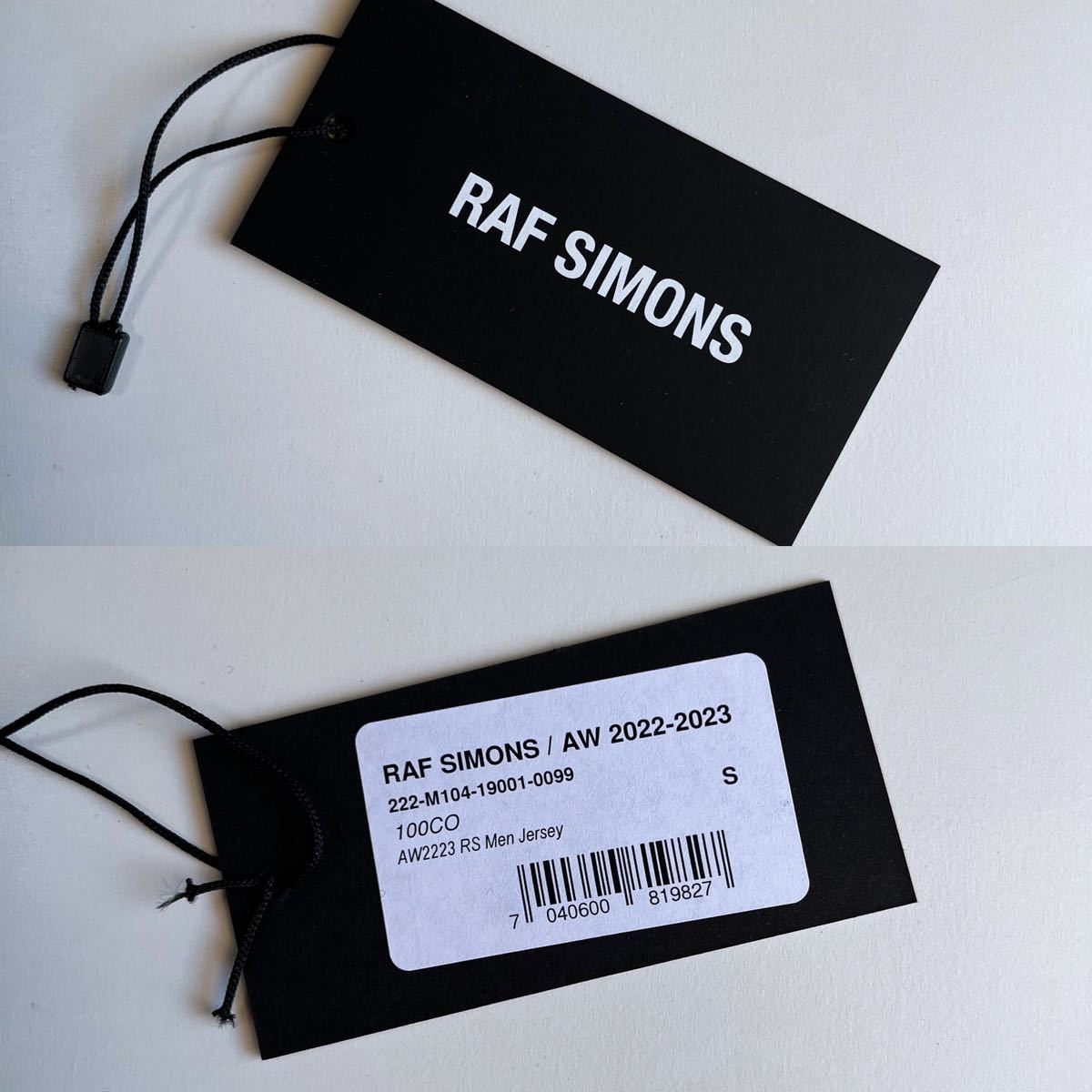 【Raf Simons 22aw Live Tour Tシャツ】ラフシモンズ メンズ ブラック ロゴ オーバーサイズ 半袖 タグ付_画像8
