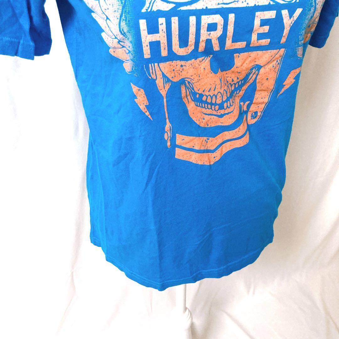 【レア】Hurleyヴィンテージ コットン100% 爽やか 半袖シャツ XL　ハーレー　スカイブルー　L〜XL_画像4