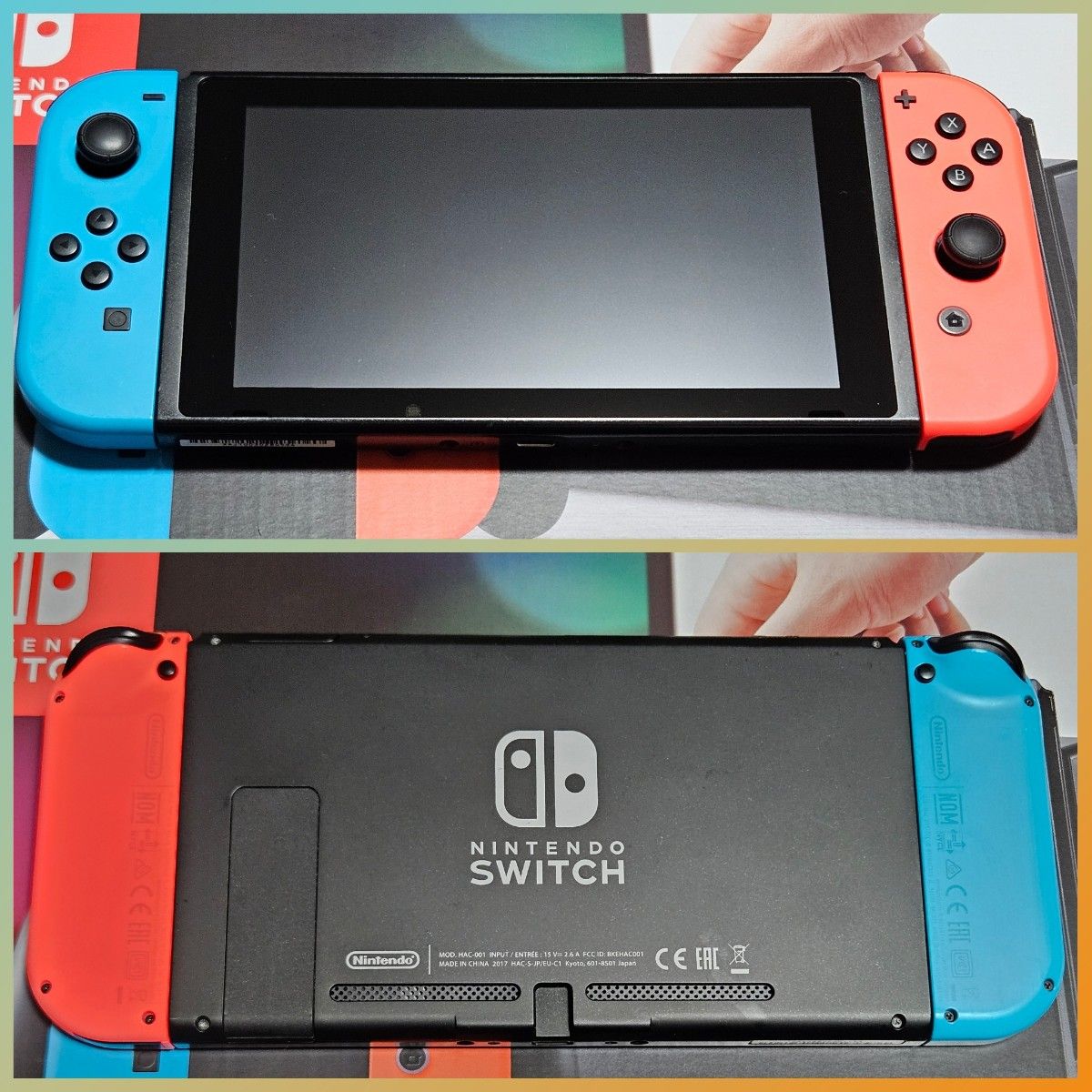 ニンテンドー Switch 未対策機 付属品完備 正常動作品 美品 ニンテンドー Switch 未対策機 付属品完備 正常動作品 美品