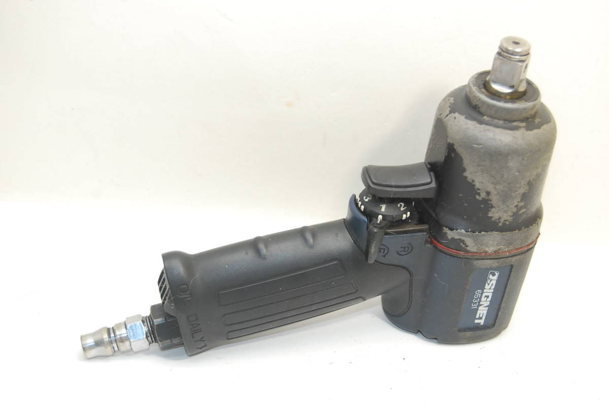 SIGNET 65331 1/2" IMPACT WRENCH 軽量エアーインパクトレンチ　ジャンク扱い　シグネット_画像5