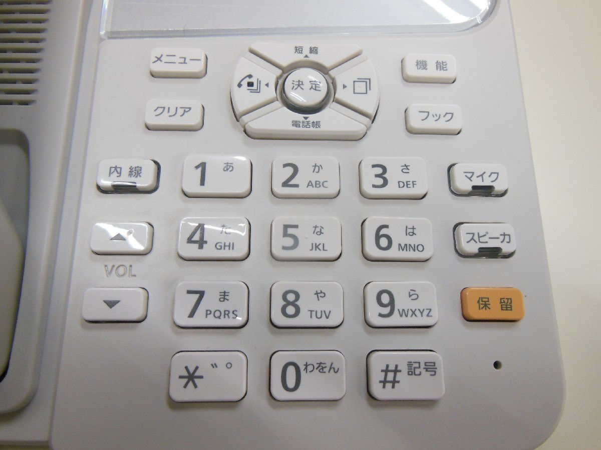 ●NTT●　中古 / 18ボタンスター標準電話機（白） / ZX-(18)STEL-(1)(W) / ビジネスフォン_画像2