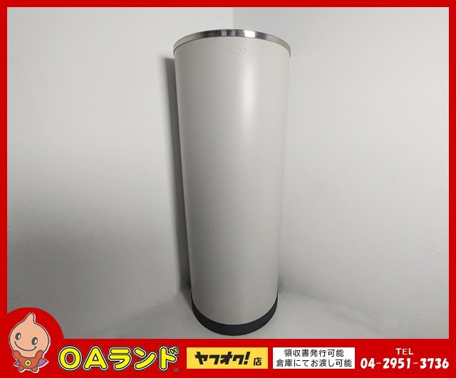 ★中古品★ KOKUYO (コクヨ) / イレ-R61F1 / クズ入れ / ゴミ箱 / 回転フタ / 円柱型の画像1