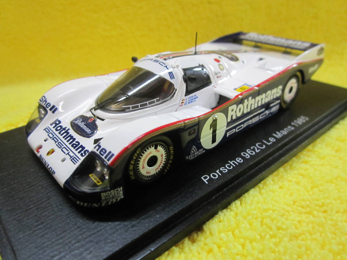 スパーク 1/43 S4086 ロスマンズ ポルシェ 962C #1 24H Le Mans 1985 J. Ickx/J. Mass/D.Bell_画像1