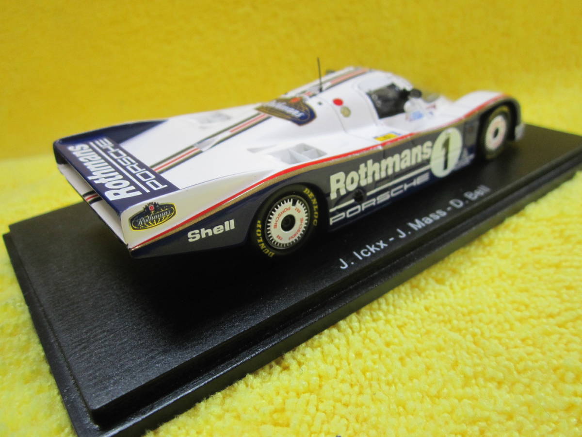 スパーク 1/43 S4086 ロスマンズ ポルシェ 962C #1 24H Le Mans 1985 J. Ickx/J. Mass/D.Bell_画像8
