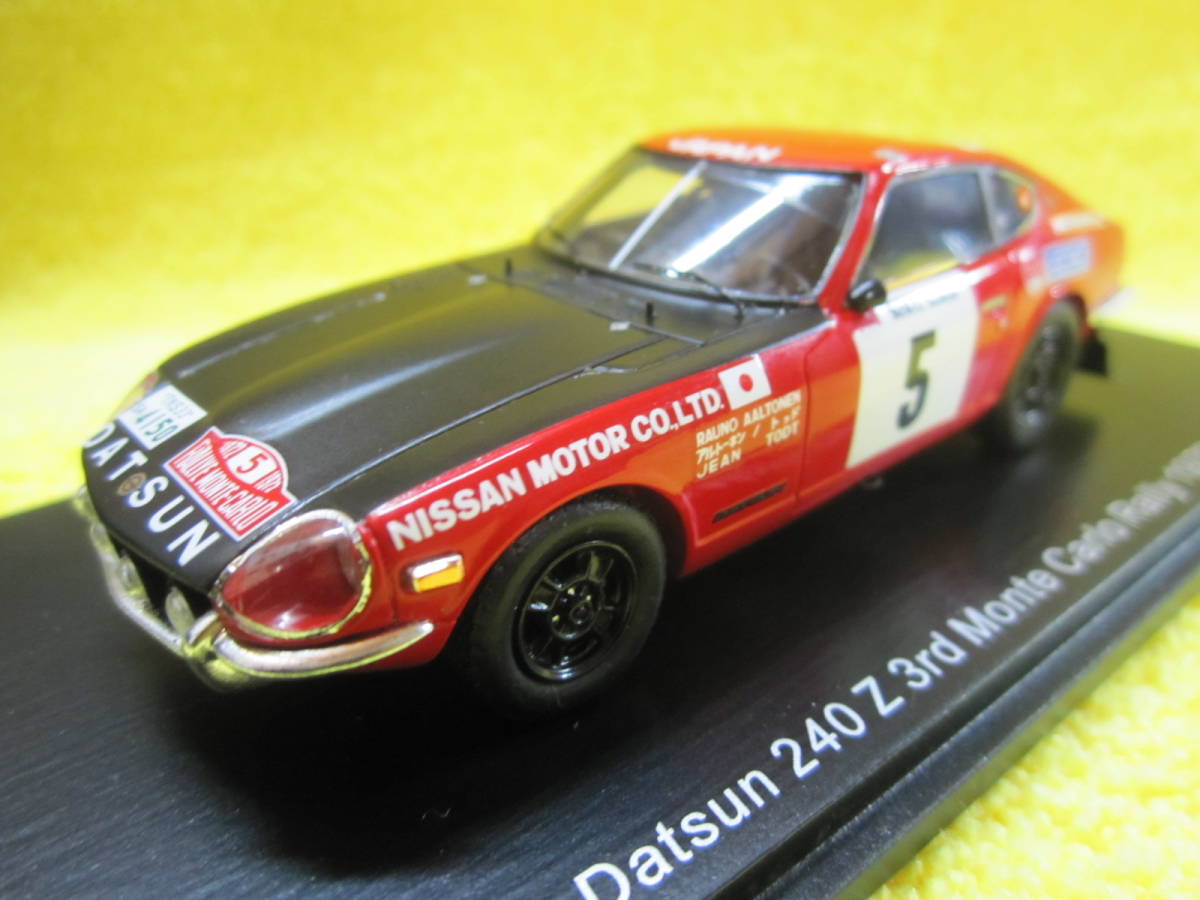 スパーク 1/43 1972 ダットサン 240Z モンテカルロ #5 R.Aaltonen J.Todt（Datsun 240Z 3rd Monte Carlo Rally S30 フェアレディZ _画像2