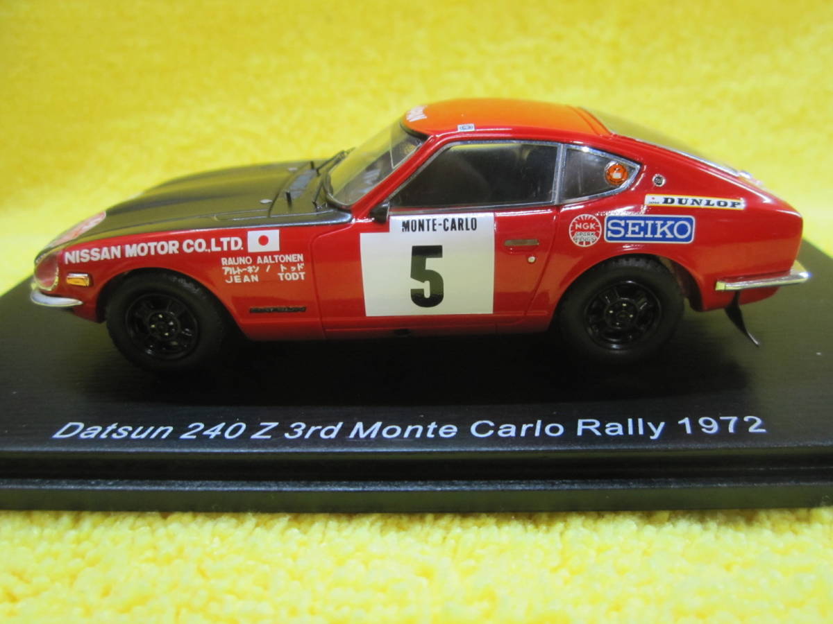 スパーク 1/43 1972 ダットサン 240Z モンテカルロ #5 R.Aaltonen J.Todt（Datsun 240Z 3rd Monte Carlo Rally S30 フェアレディZ _画像5