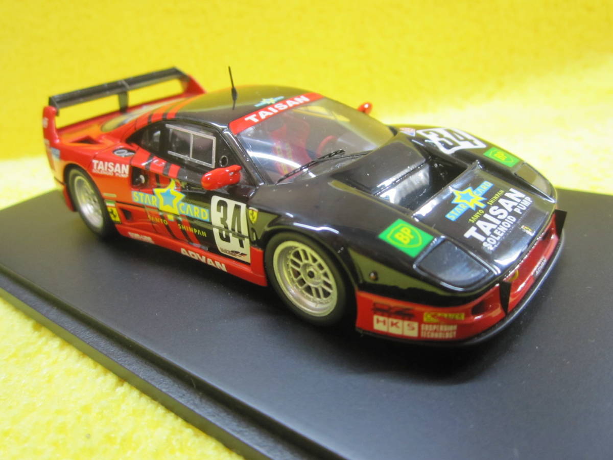 Red Line 43951 1/43 TAISAN STARCARD FERRARI F40 JGTC 1995 #34（タイサン フェラーリ レッドライン エブロ 近藤真彦_画像2