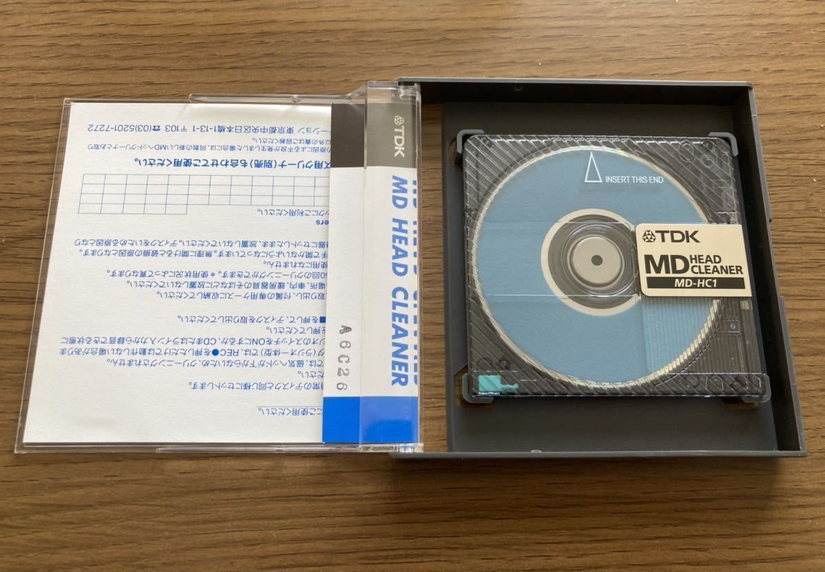 新品 未使用 TDK MD ヘッドクリーナ MD-HC1 当時物 廃盤 レア レトロ MDヘッドクリーナー mini disc ヘッドクリーナー MDヘッドクリーナ_画像2