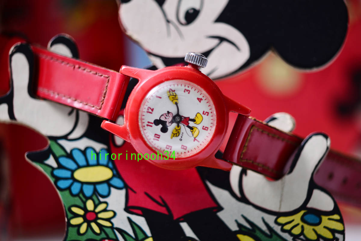 即決　１９５２年　U.S.TIME　　ミッキーマウス　手巻き腕時計　Ingersoll_画像4