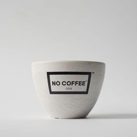 【初期コラボ 白黒セット】NO COFFEE BOTANIZE .blnk plastic pot ノーコーヒー ボタナイズ プラスティック ポット Invisible ink. 鉢 の画像2