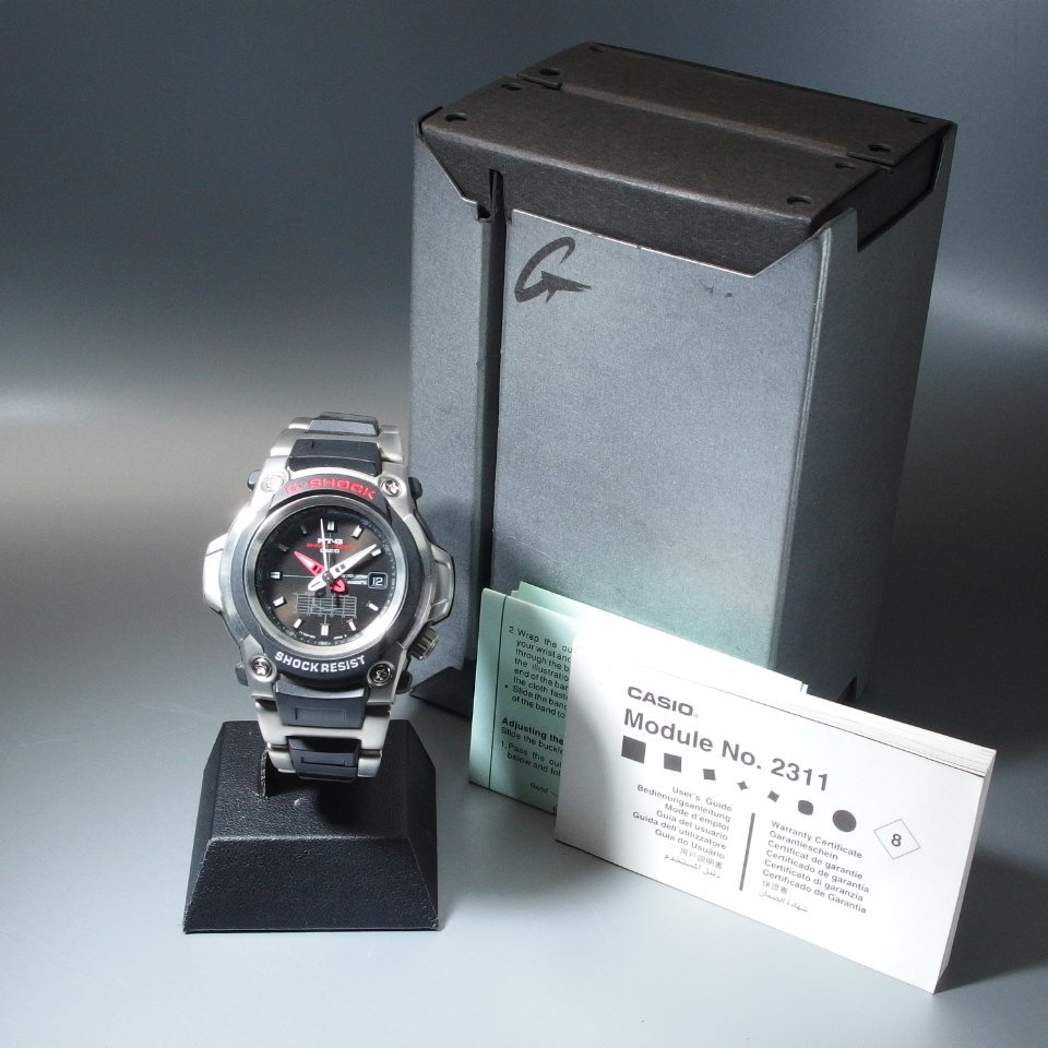 CASIO カシオ G-SHOCK MTG-100 QZ ジーショック スポーティ アナログ 箱 通勤 通学 メンズ ボーイズ ユニセックス 腕時計 「22899」_画像9