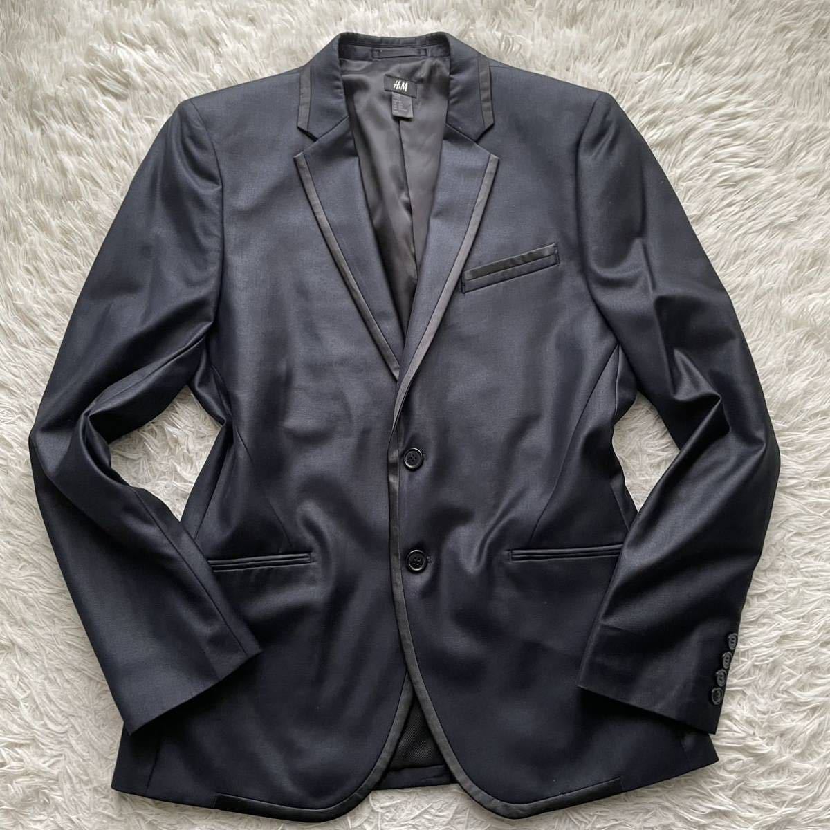 エイチアンドエム H&M 黒スーツXL 厚手 ジャケット フォーマル - スーツ