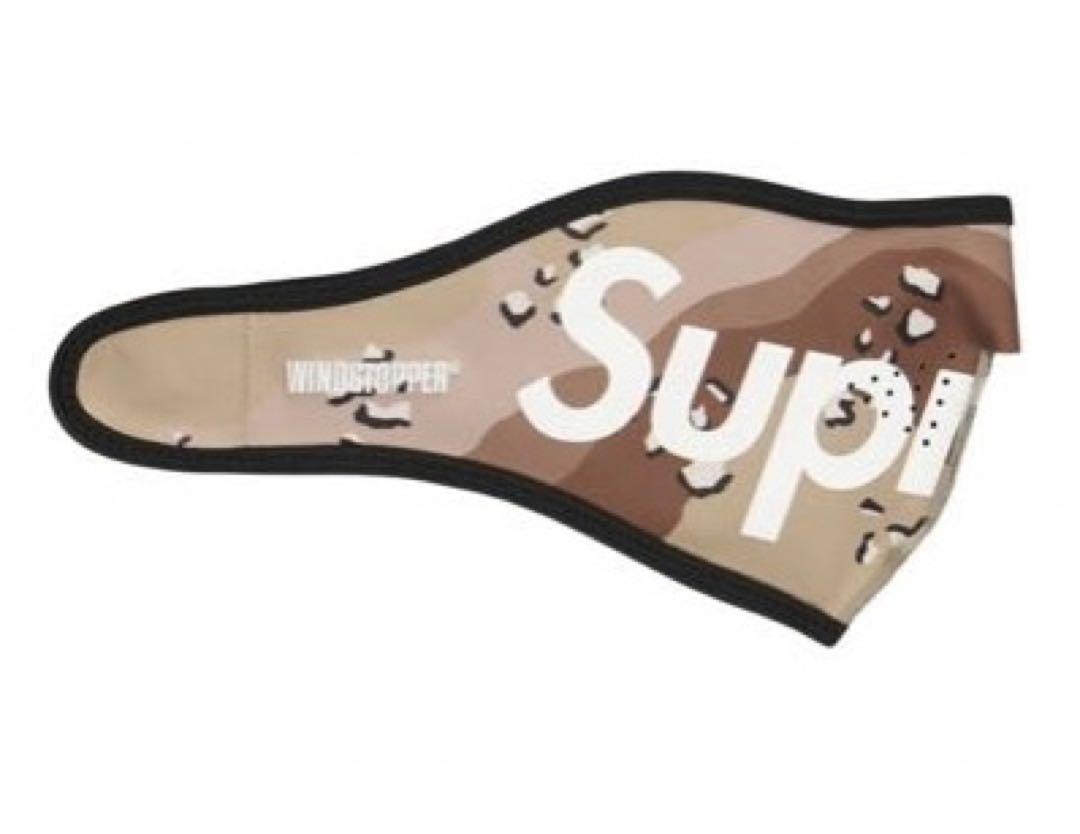 22FW Supreme Windstopper Facemask Chocolate Chip Camo 新品 シュプリーム ウィンドストッパー マスク カモ