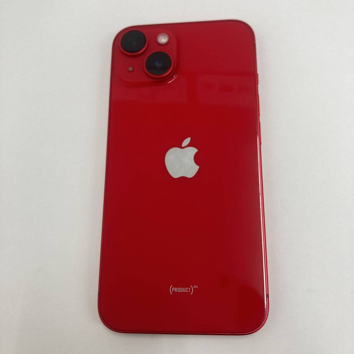 【オススメ】☆Apple iPhone14 256GB PRODUCT RED MPWG3J/A☆アップル／A2881／レッド／バッテリー最大容量100%／SIMフリー／判定◯／EB5_画像2