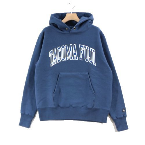 TACOMA FUJI RECOAD タコマフジレコード 20AW TACOMA FUJI COLLEGE LOGO HOODIE パーカー S ブルー_画像1