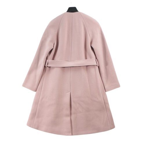 Kate Spade ケイトスペード scallop wrap coat スカラップコート XS ピンク_画像2