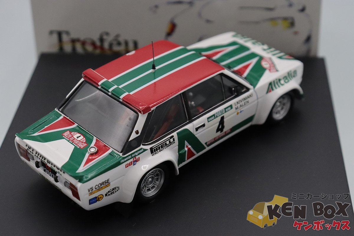 S=1/43 Trofeuトロフュー1406 FIATフィアット131 Abarthアバルト Works Team 1ｓｔ.PORTUGALポルトガル1978 現状渡し_画像2