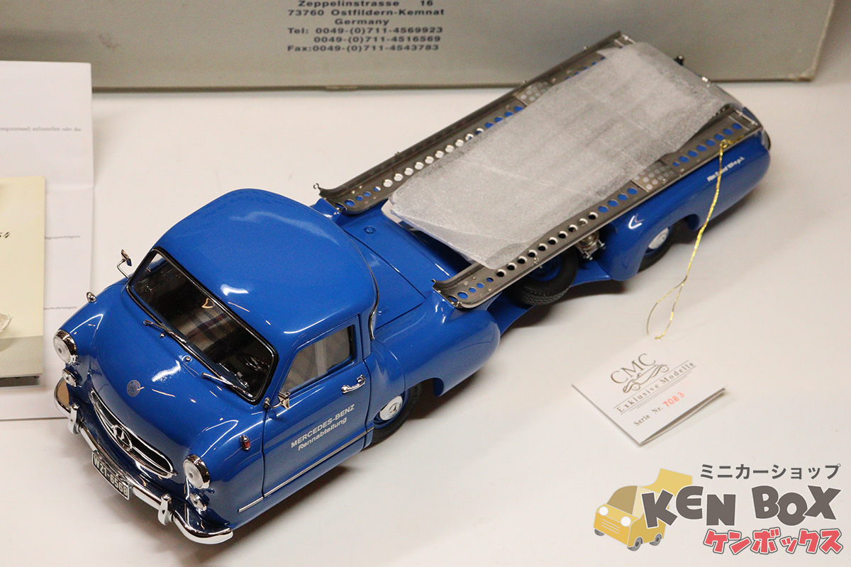 S=1/18 CMC M-036 Mercedes-Benz Racing Car Transporter S=1/18 CMC M-036 Mercedes-Benz Racing Car Transporter
