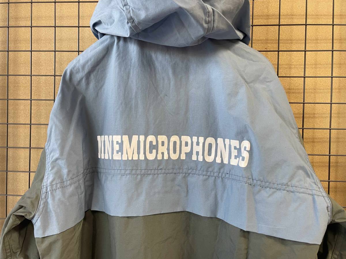 美品【NineMicrophones/ナインマイクロフォンズ】2-Color Zip Up Nylon Blouson sizeM ジップアップ ナイロンブルゾン ジャケット_画像6