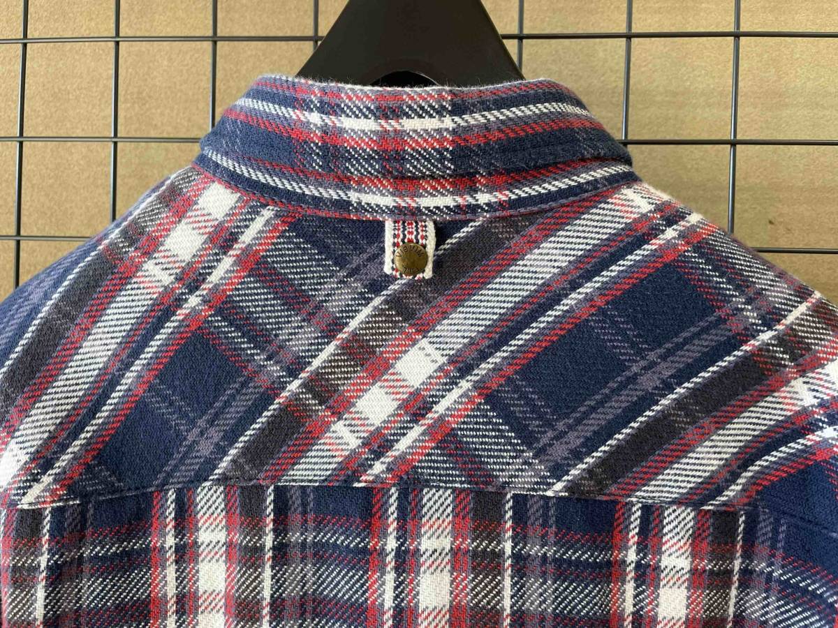 【visvim/ビズビム】VS0001537 BLACK ELK FLANNEL CHECK SHIRT sizeM MADE IN JAPAN フランネル チェックシャツ コットン 日本製_画像5