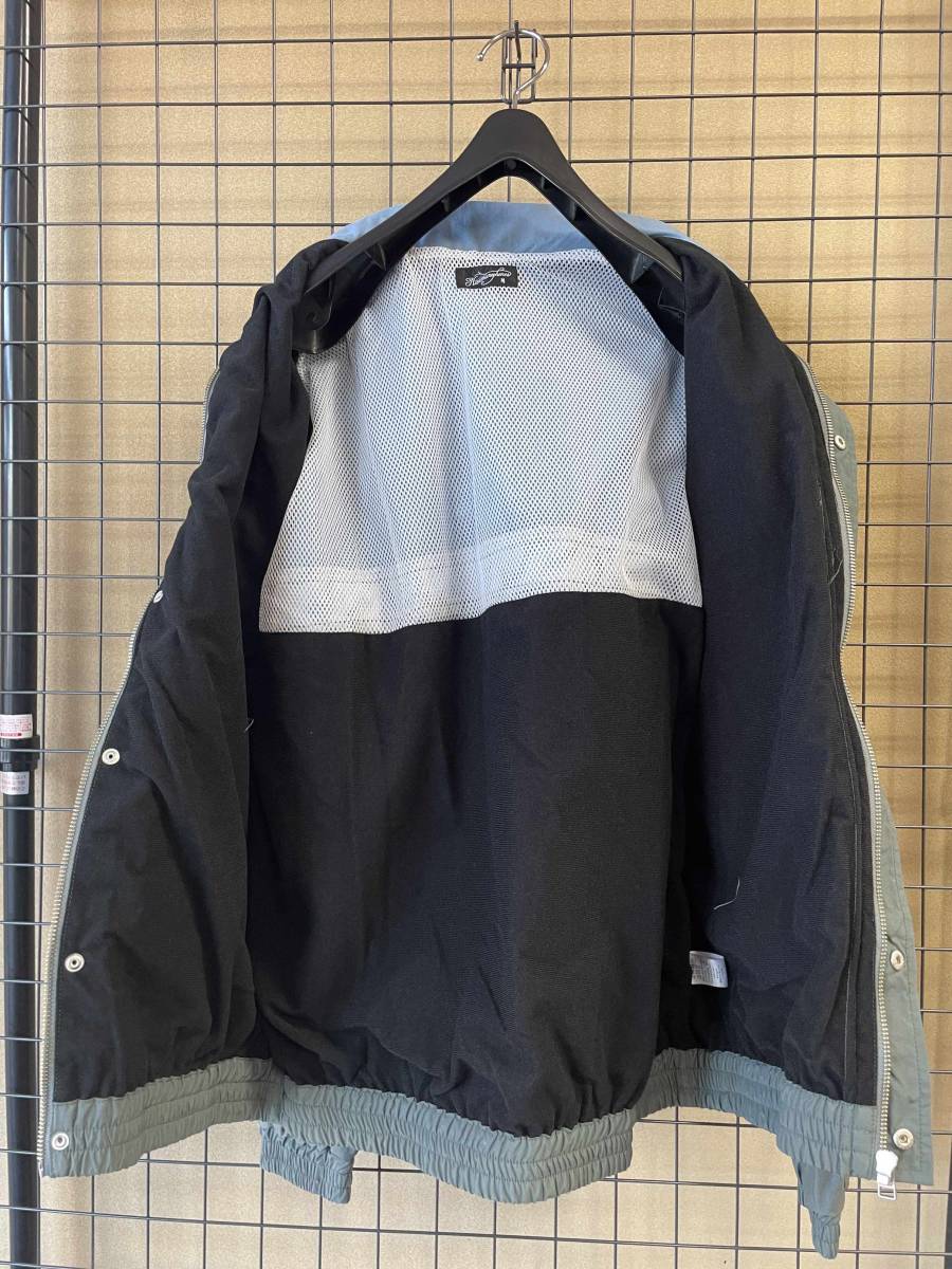 美品【NineMicrophones/ナインマイクロフォンズ】2-Color Zip Up Nylon Blouson sizeM ジップアップ ナイロンブルゾン ジャケット_画像4