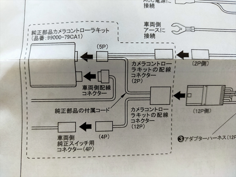 【One Top】 ワントップ TPS094BA スズキ車 全方位モニター変換アダプター 開封済み 未使用品 _画像9