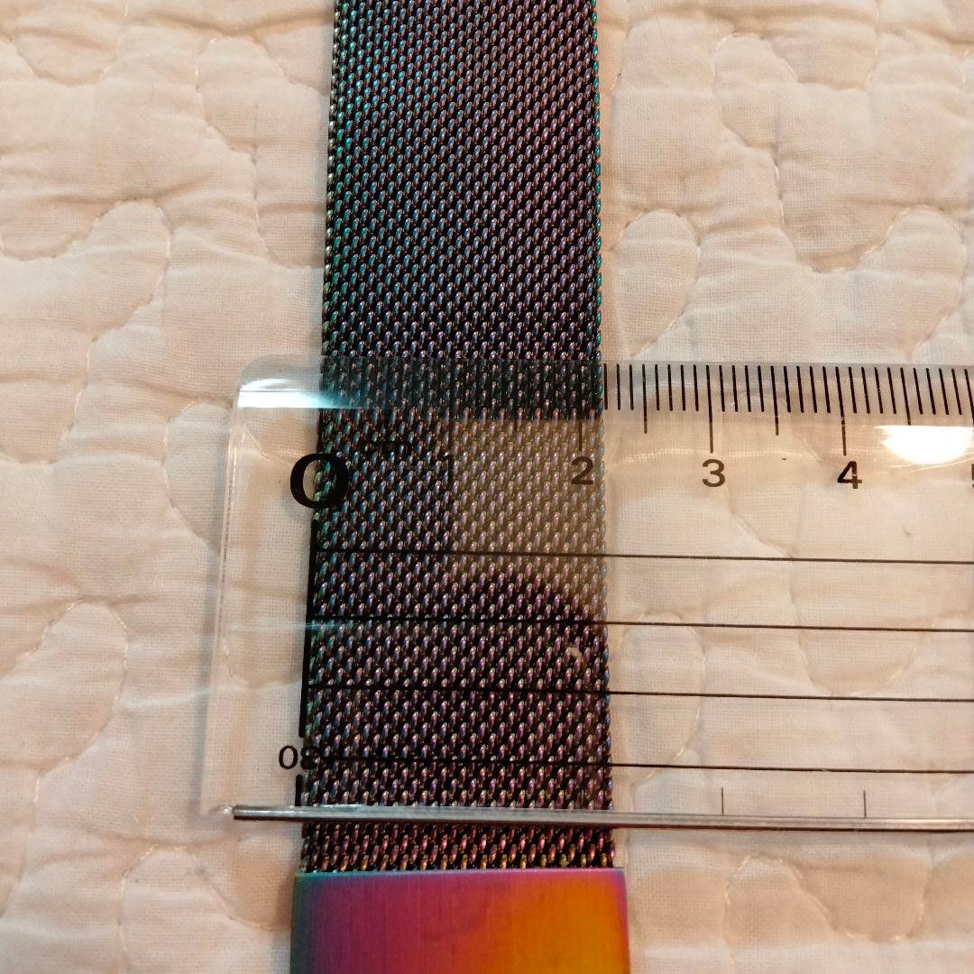 Grubify] ウォッチストラップ、38mm 42mmの磁気クラスプメッシュ腕時計のステンレススティールウォッチストラップブレス