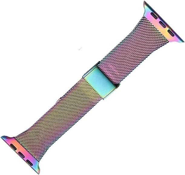 Grubify] ウォッチストラップ、38mm 42mmの磁気クラスプメッシュ腕時計のステンレススティールウォッチストラップ