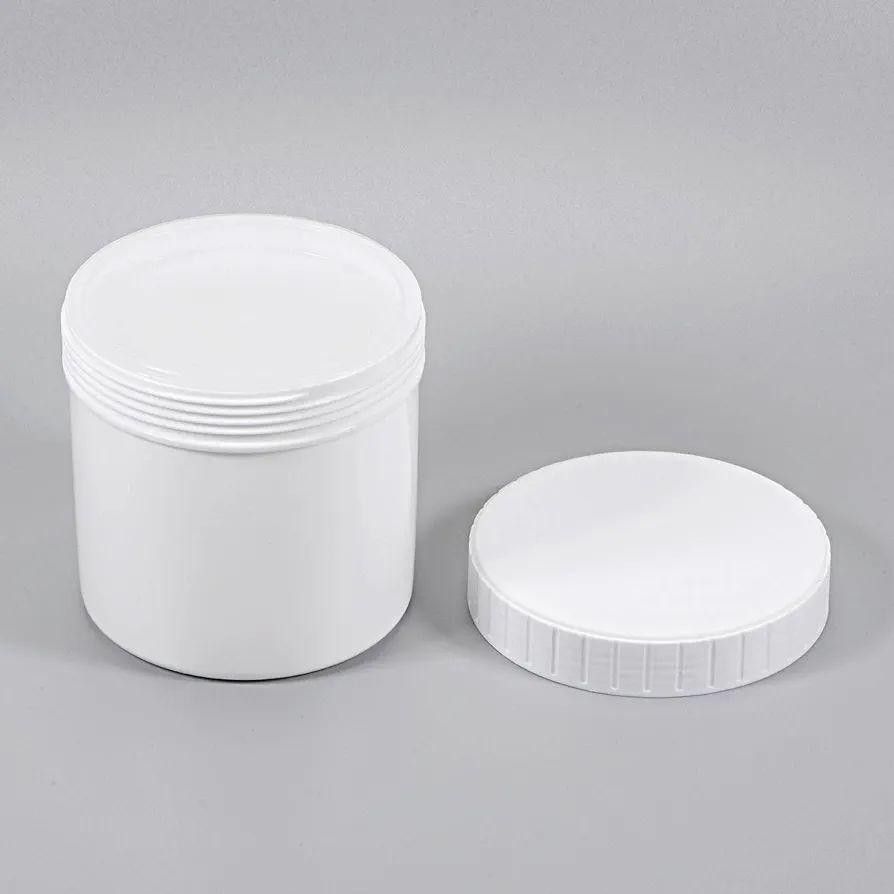 ペンキのバケツ ペイント缶 塗装用品容器 シール蓋付き シール保管容器 500mL ホワイト