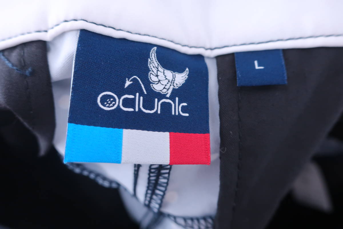 【美品】OCLUNK(クランク) ショートパンツ 紺水玉 レディース L ゴルフウェア 2312-0234 中古の画像6
