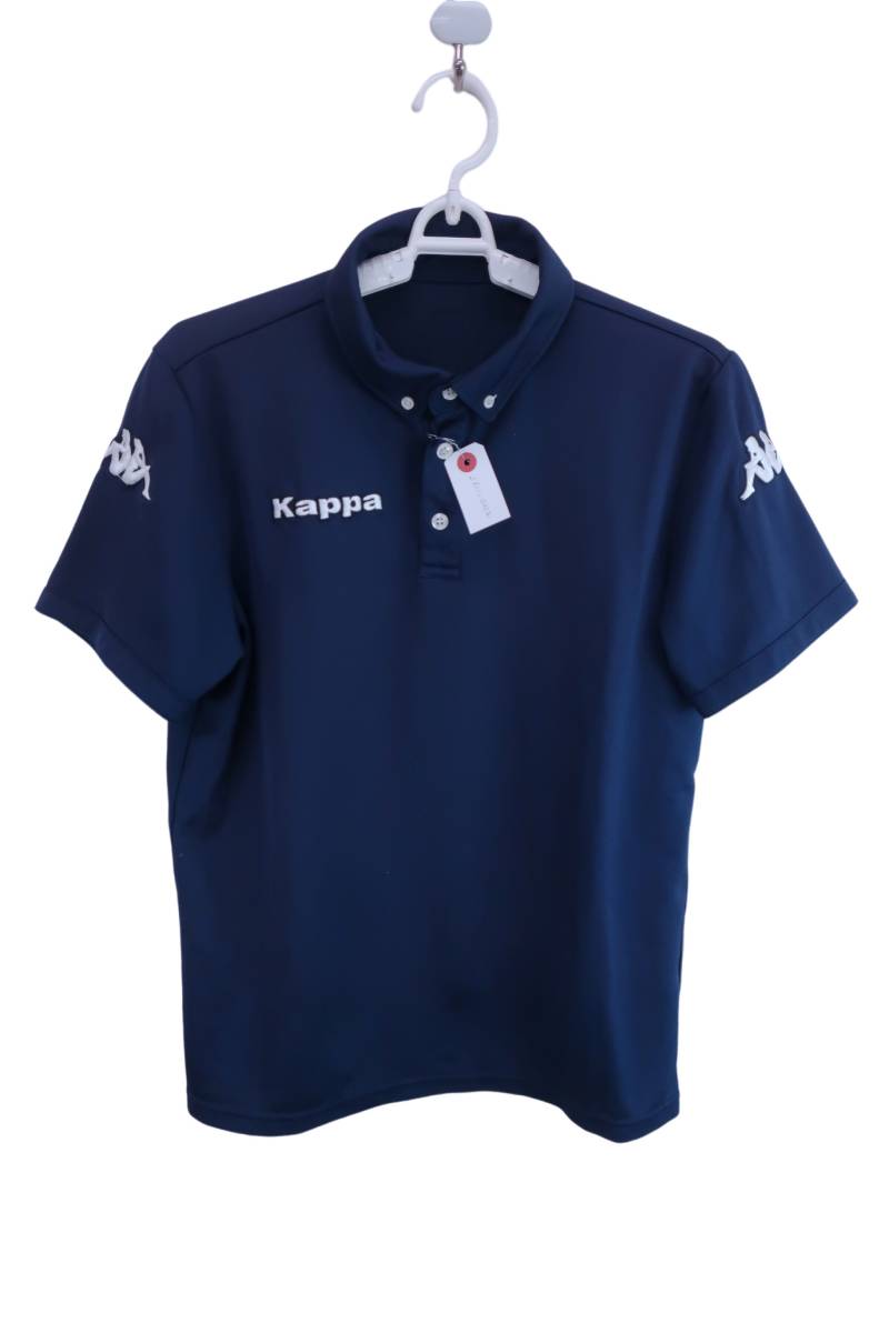 【美品】Kappa(カッパ) ポロシャツ 紺 メンズ M ゴルフウェア 2311-0212 中古_画像2