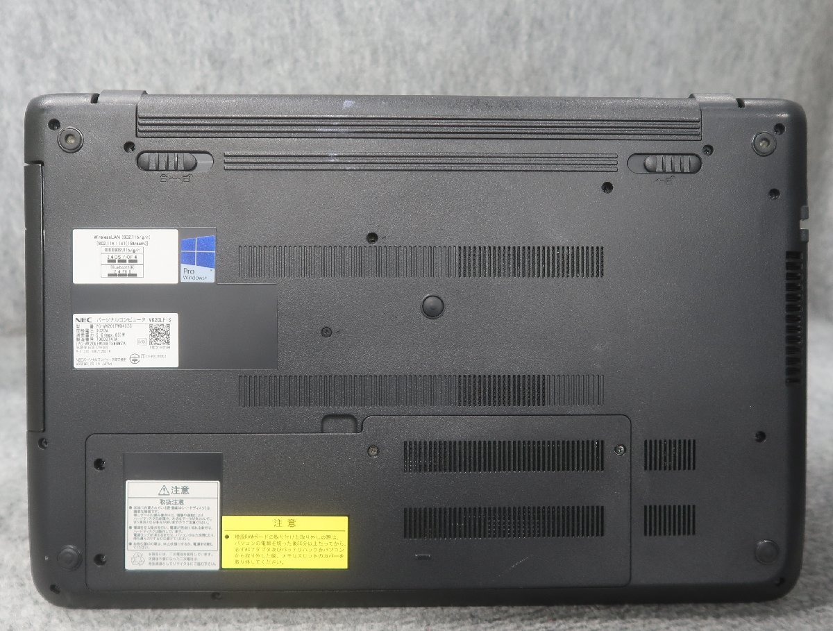 NEC VersaPro VK20LF-S Core i3-5005U 2.0GHz 2GB DVDスーパーマルチ ノート ジャンク N73378_画像5