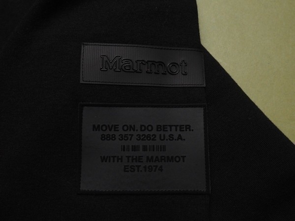 新品正規 Marmot マーモット 海外限定 コットン Groove ジャージ フーディー/ジャケット メンズ100(L)ブラック(BK) 直営店購入 JKS0001_画像7