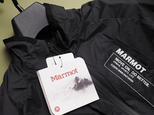 新品正規16900円 Marmot マーモット 海外限定 リップストップ 防虫 Clover ジャケット メンズ105(XL)ブラック(BK) 直営店購入 JKM0001_画像4
