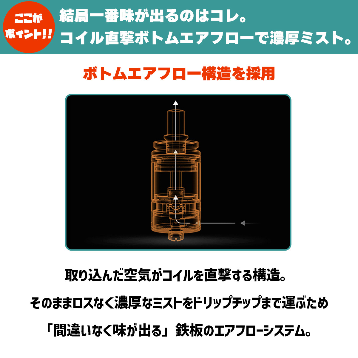 VAPE VAPEFLY Alberich MTL RTAアトマイザー SS 新品　BOX_画像9