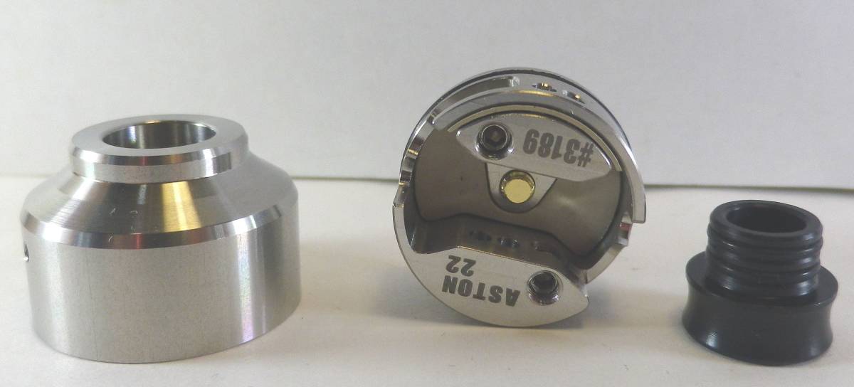 VAPE Aston 22 RDA ”Bell Cap 2 set”付き【CLONE】アトマイザー SS 新品_画像6