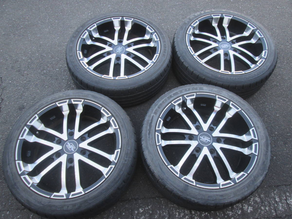 200系 ハイエース AKUT ZEROBREAK-S アクト ゼロブレイク ホイール 18インチ 18X7.5J 139.7 6穴 ET37 225/45R18 4本セット HIACE JWL-T_画像1