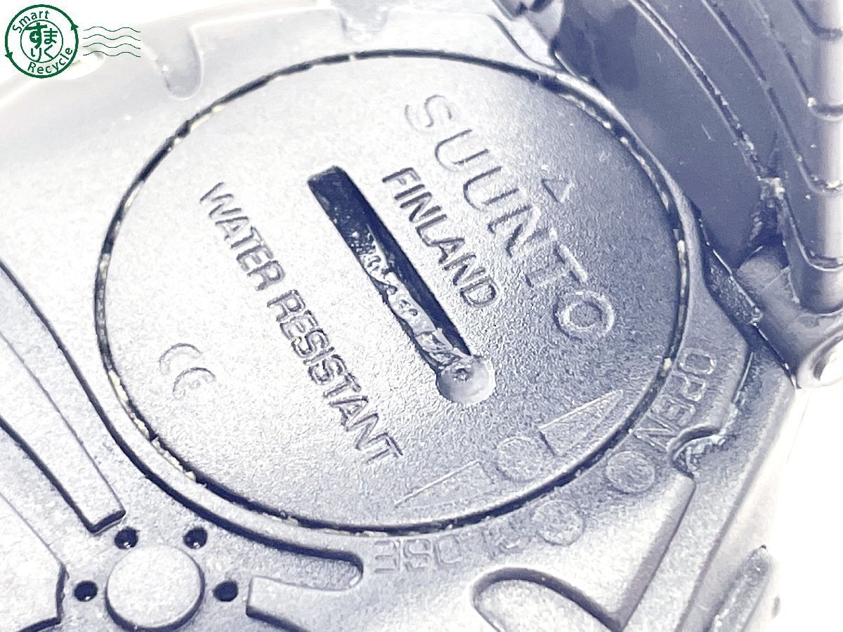 12530254　＃ SUUNTO スント VECTOR クォーツ QZ デジタル メンズ 腕時計 黒文字盤 ブラック 蛍光色 純正ベルト ヴィンテージ 中古_画像7