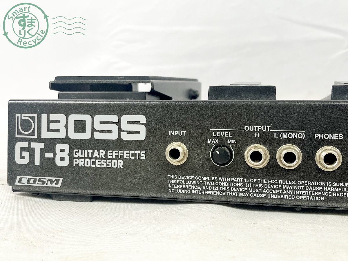 12442232　■ BOSS ボス GT-8 エレキギター用 マルチエフェクター アダプター付き 音出し確認済み 楽器 機材_画像5