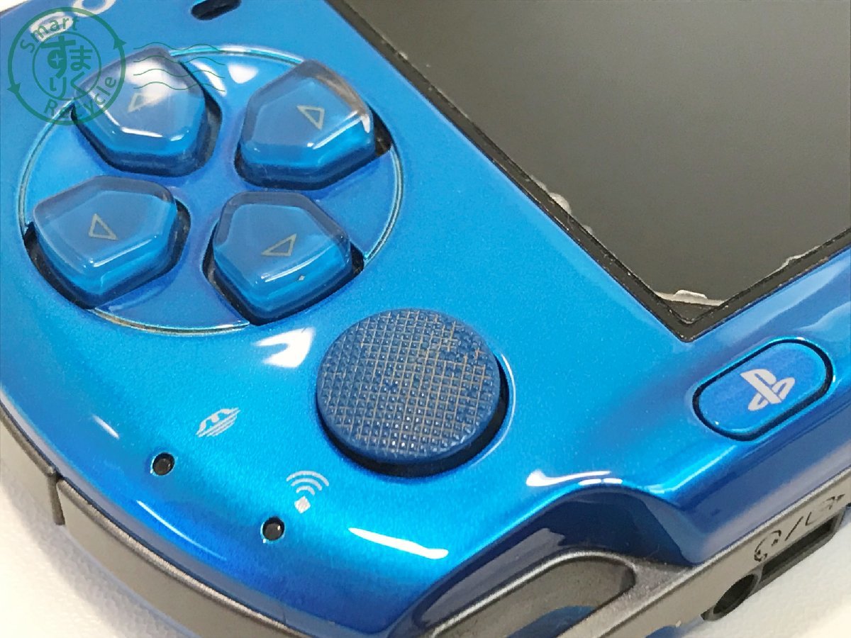 12282510　▲ SONY playstation portable 本体 PSP-3000 ブルー 充電器なし ゲーム 中古_画像8