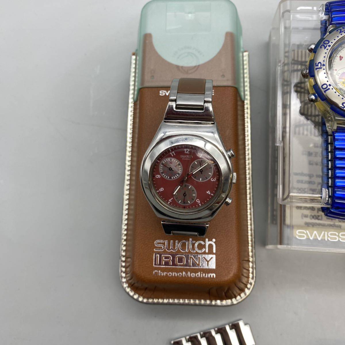 【S-10】　swatch スウォッチ 6点セット　IRONY SWISS MADE　時計　動作未確認_画像5