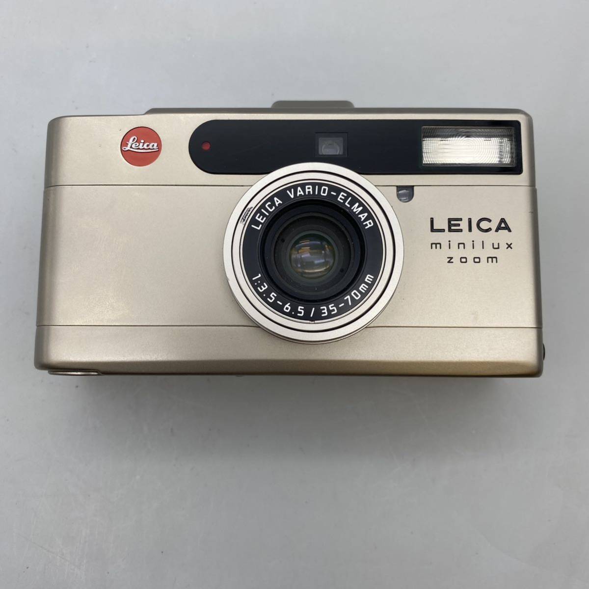 【J-18】　LEICA minilux zoom　ライカ　1:3.5-6.5 35-70mm カメラ　説明書　希少　お宝　動作未確認_画像2