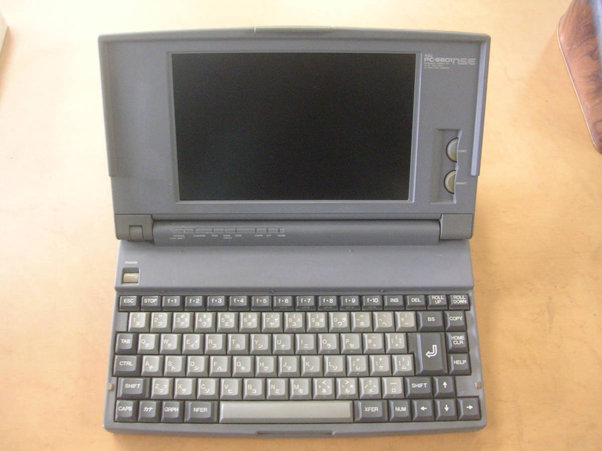 【コンピュータ】NEC　パーソナルコンピュータ　PC-9801NS/E　98NOTE SX/E　：日本電気株式会社　ノートパソコン　ジャンク！　_98note sx/e