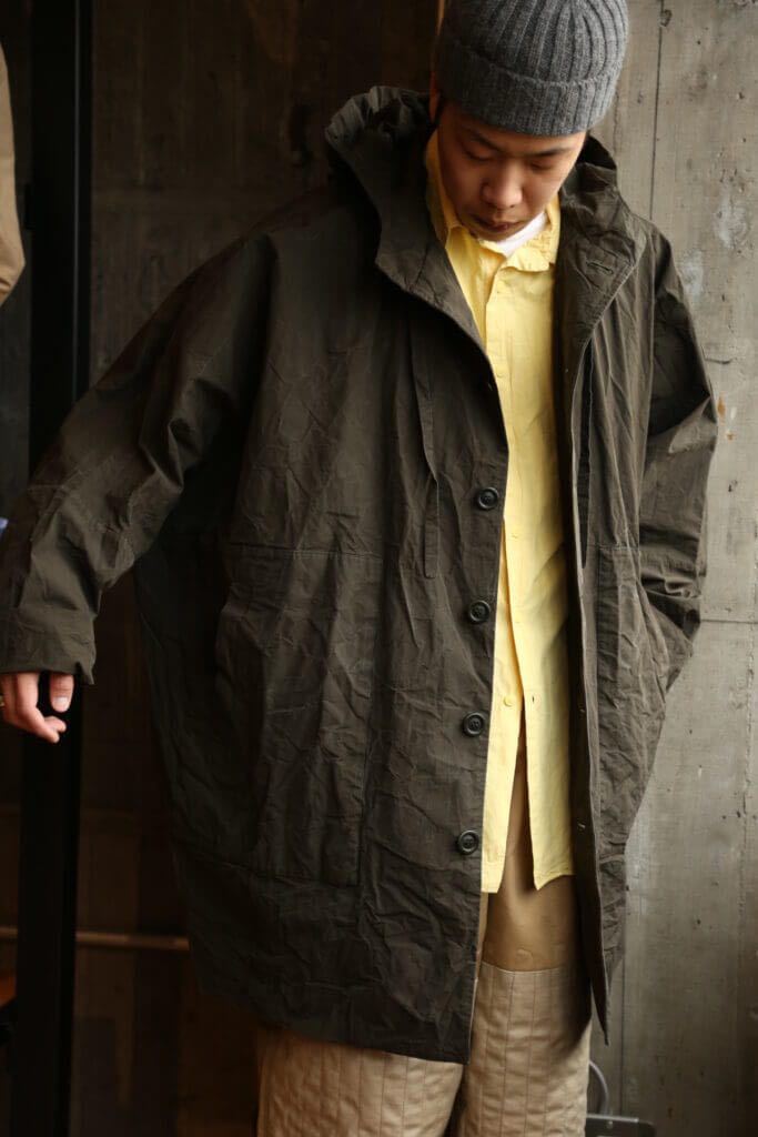 CASEY CASEY SHORT 3PCS COAT KHAKI Kei si- Kei si- tag attaching new goods casey casey parka m-65 Parker 