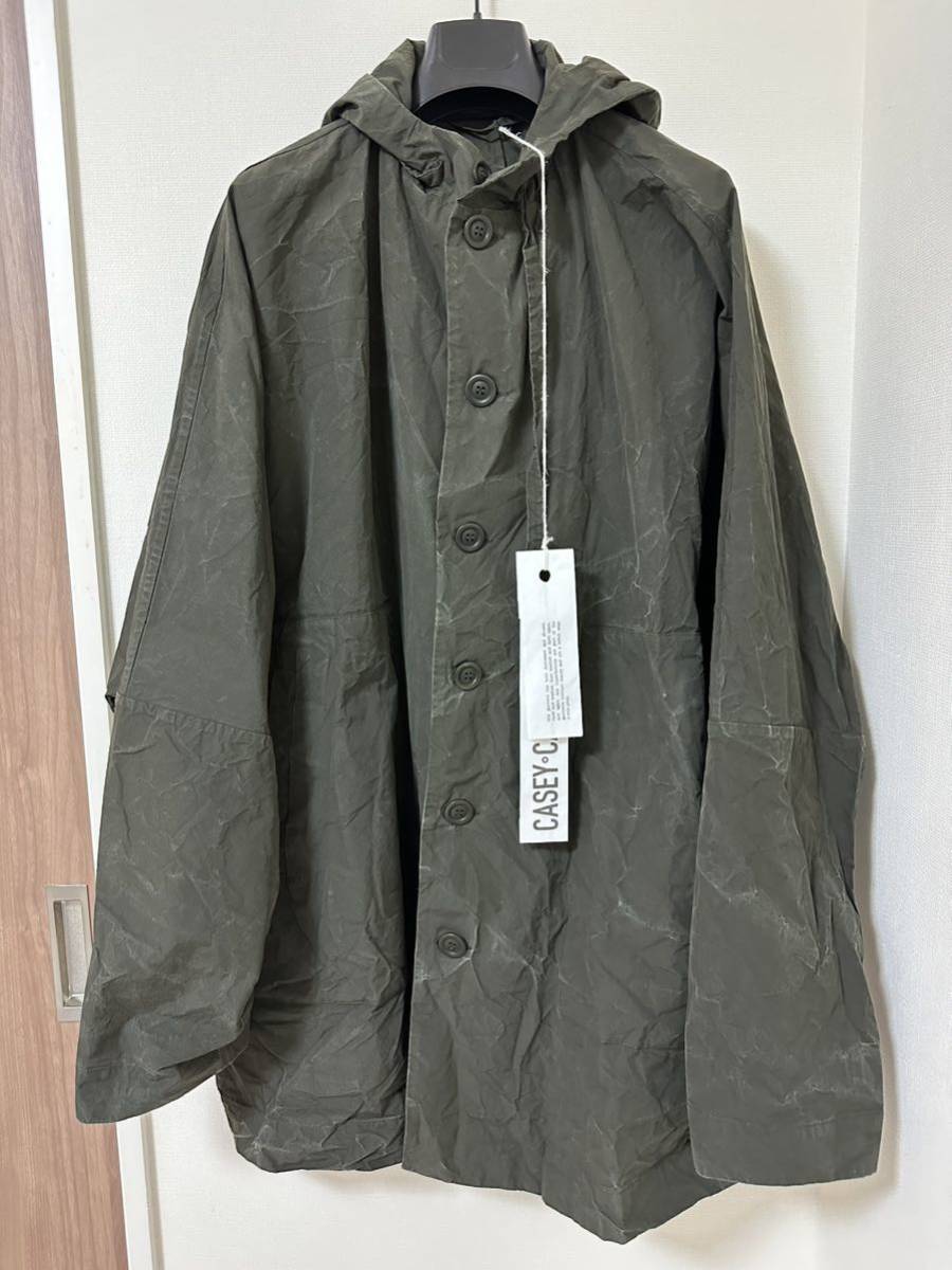 CASEY CASEY SHORT 3PCS COAT KHAKI Kei si- Kei si- tag attaching new goods casey casey parka m-65 Parker 