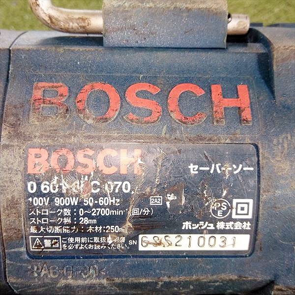 A20s232719 BOSCH GSA900 хранитель so-# с футляром #[50/60Hz 100V][ электризация подтверждено ] поршневой двигатель so- Bosch 